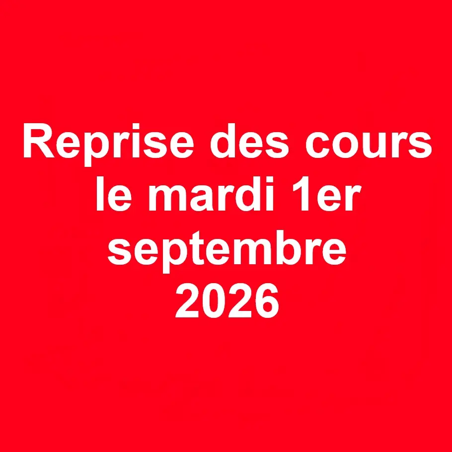 Annonce de la reprise des cours du Dojo 114 le mardi 1er septembre 2026